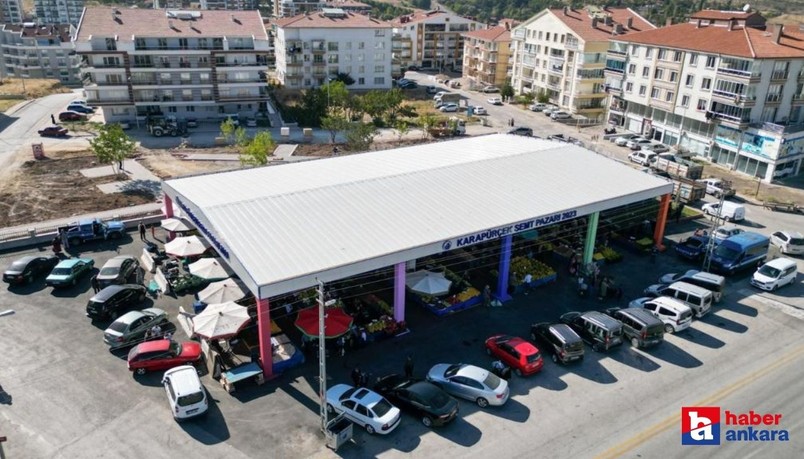 Altındağ Belediyesi 7'nci semt pazarını hizmete açtı