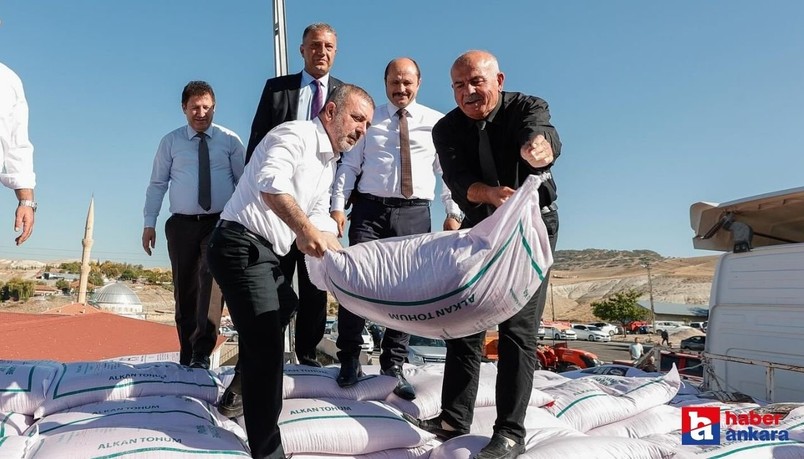 Sincan Belediyesi'nin tohum desteği çiftçinin yüzünü güldürdü