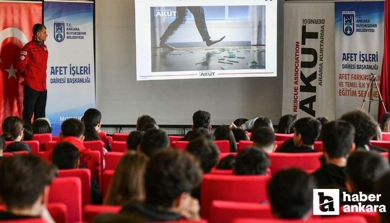 Ankara Büyükşehir Belediyesi'nden afet farkındalık ve temel ilk yardım eğitimi