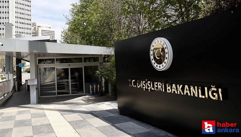 Dışişleri Bakanlığı'ndan Filistin açıklaması!