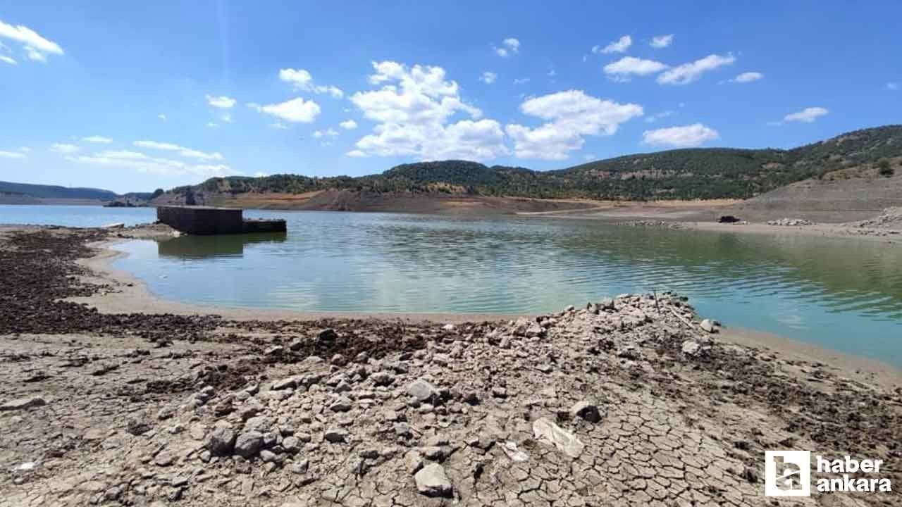 Ankara'da barajlardaki sular çekildi, eski yerleşim yerleri gün yüzüne çıktı - Resim: 1
