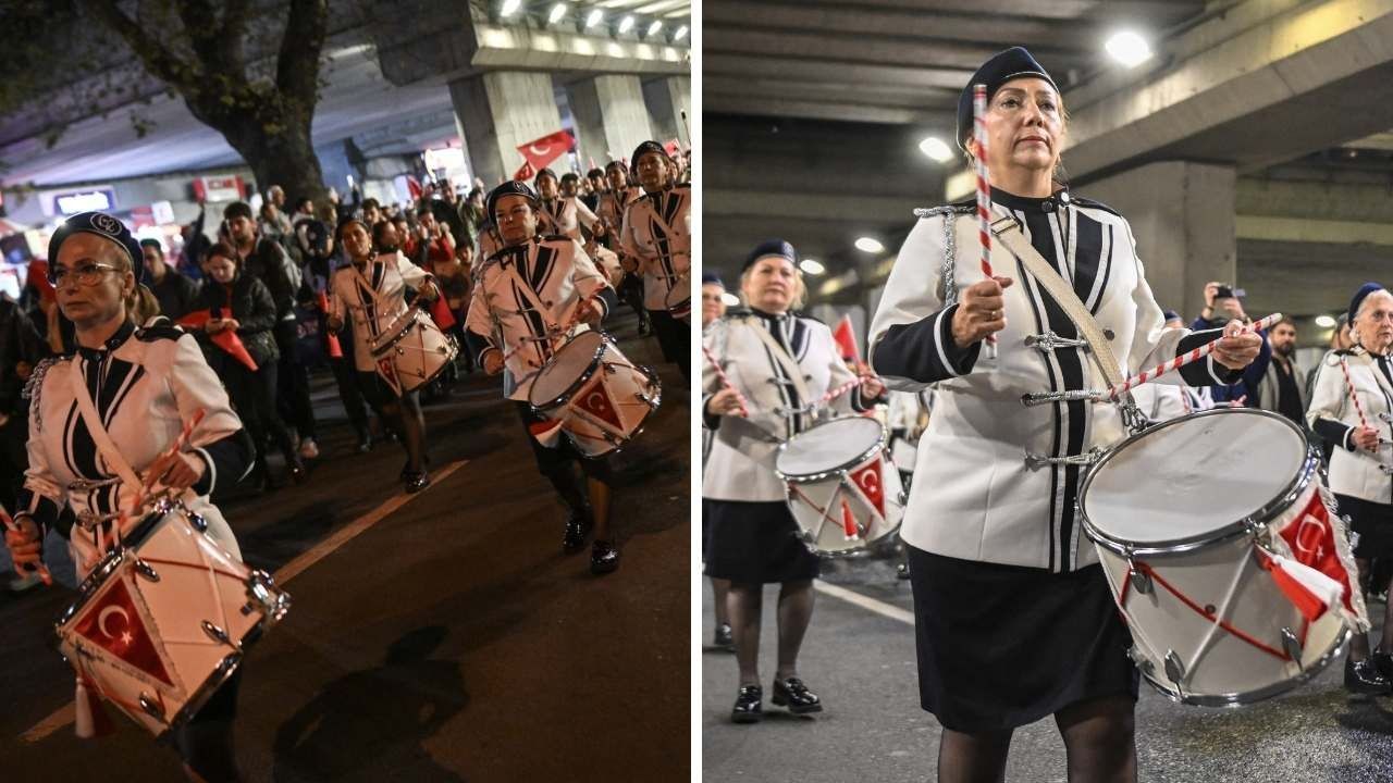 Ankara'da Cumhuriyet Bayramı için fener alayı düzenlendi - Resim: 3