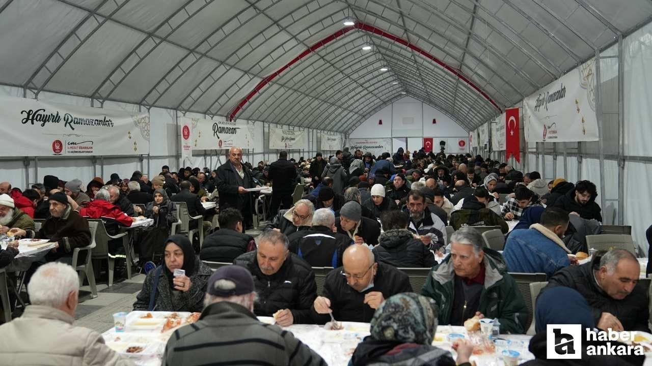 Keçiören Belediyesi iftar çadırları her gün binlerce kişiyi ağırlıyor - Resim: 4